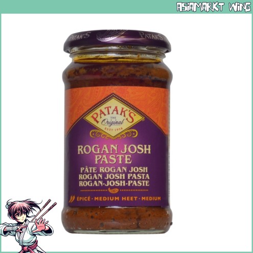 Patak's - Rogan Josh Paste - Currypaste mit Tomate und Paprika - 283g