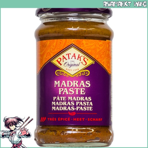 Patak's - Madras - indische Curry Paste - scharf - 283g