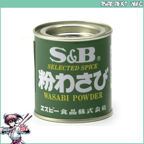 S&B - Japanisches Wasabi / Meerrettichpulver - 30 g