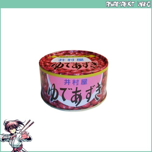 Japanische rote Bohnenpaste - süsse Azukipaste Yude - Azuki - 190g