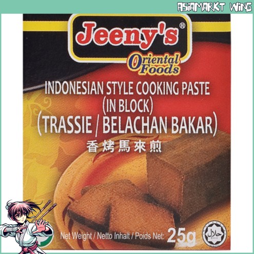 Jeeny´s - Garnelenpaste - Trassie - indonesisch - 25 g