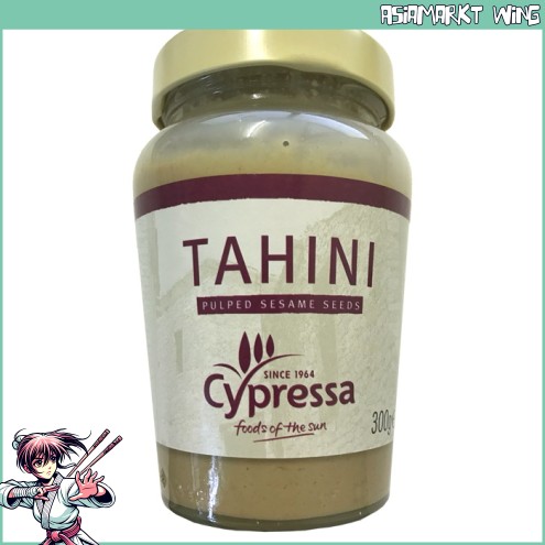 Cypressa - Weiße Sesampaste - hochwertige Tahini - 300g