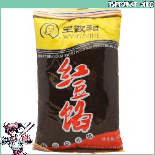 Wangzhihe - Adzuki - Süße rote Bohnenpaste - Anko Paste - 500g