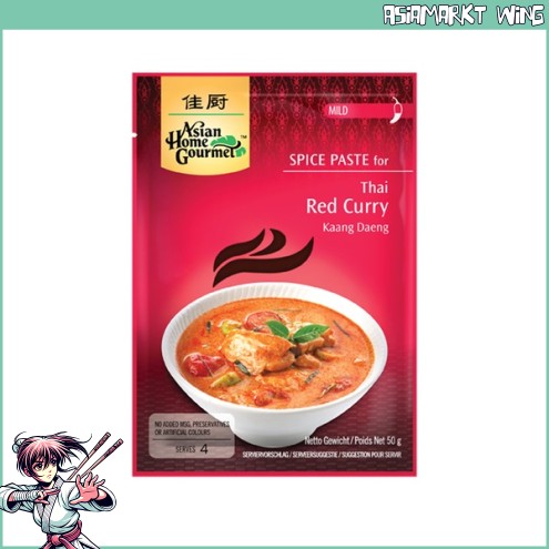 AHG - Würzpaste für thailändisches rotes Curry - 50g
