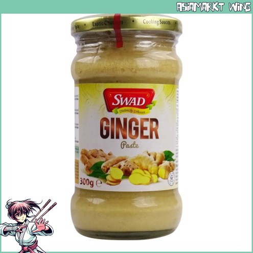 Swad - Ginger Paste - Ingwerpaste - Gehackter Ingwer - 300g