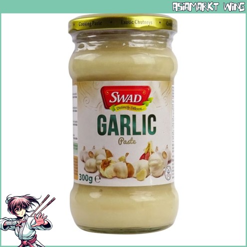 Swad - Garlic Paste - Knoblauchpaste - Gehackter Knoblauch - 300g