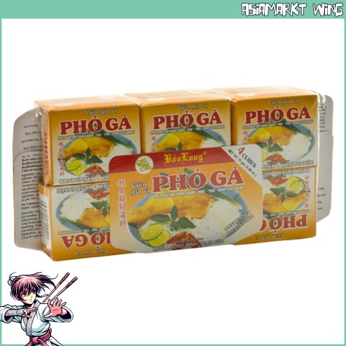 Bao Long - Pho gà - Bouillonwürfel - Huhn - 75g